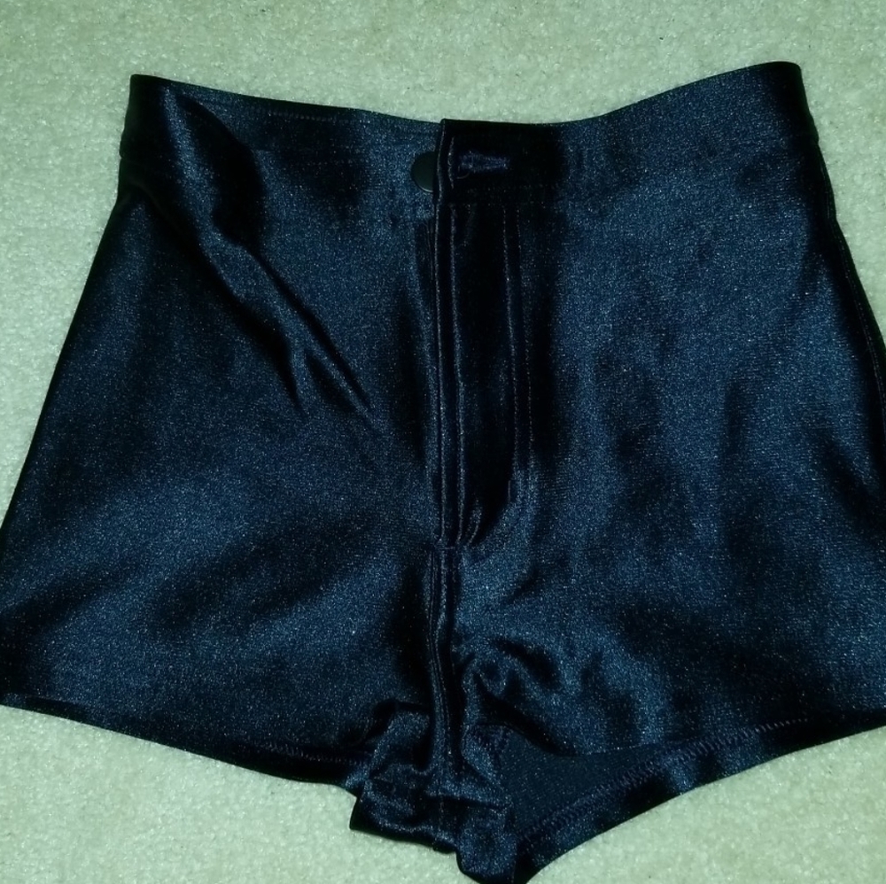 COPY - AmericanApparel MidnightNavy Highwaist Discoshorts